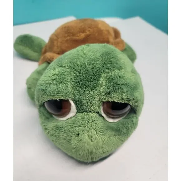 Vintage RUSS Berrie "Shecky" Turtle Stuffed Animal Plush Big Eyes 11" - Picture 2 of 12